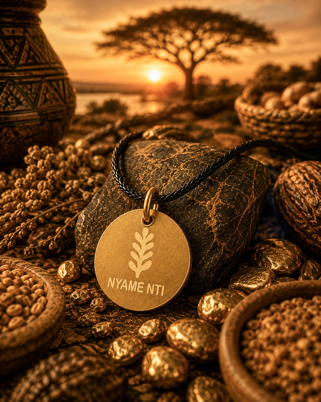 Amulette NYAME NTI – Abondance