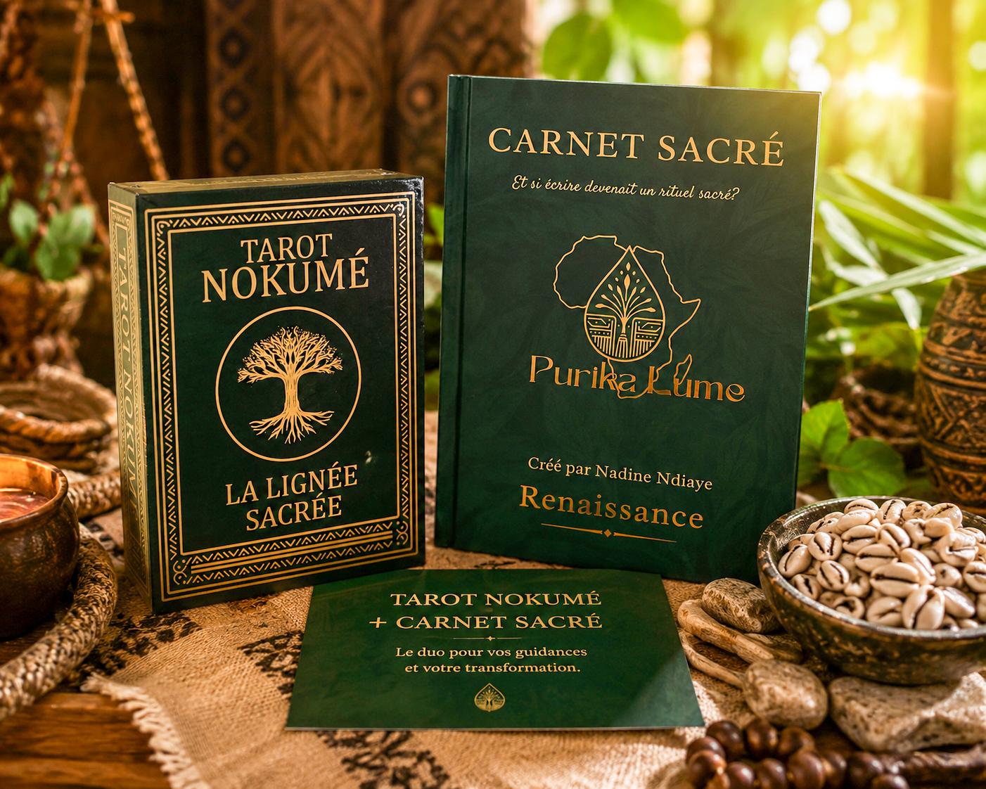 Duo Sacré : Tarot Nokumé & Carnet